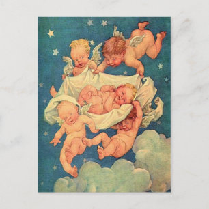 予算のベビーシャワーの招待状 インビテーションポストカード