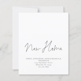 予算のミニマリストスクリプトの新しいホームアドレス