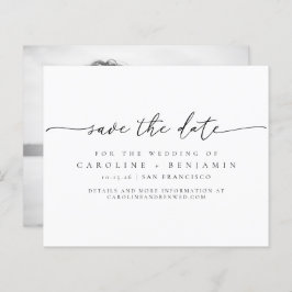 予算のミニマル結婚リストフォト救の日付