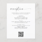 予算のミニマル結婚化を1つのQRコード (裏面)