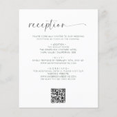 予算のミニマル結婚化を1つのQRコード (裏面)