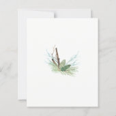 予算のモダンクリスマスオープンハウスへの招待 (裏面)