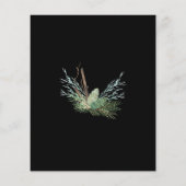 予算のモダンクリスマスオープンハウスへの招待 チラシ (裏面)