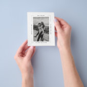 予算のモダン写真は招待を保存する チラシ (手)