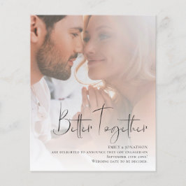 予算の一括調整のスクリプトフォト婚約