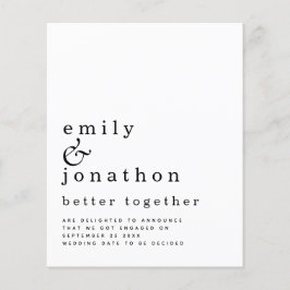 予算の一括調整婚約発表