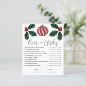 予算の上または下のクリスマスブライダルゲーム (スタンド正面)