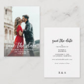 予算の写真と書道2-A軽救い日付N ノートカード (正面/裏面)