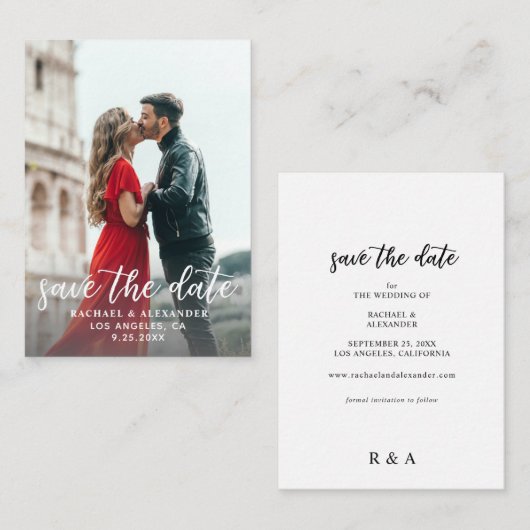 予算の写真と書道2-A軽救い日付N ノートカード (正面/裏面)