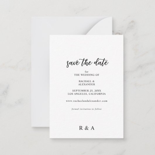 予算の写真と書道2-A軽救い日付N ノートカード (裏面)