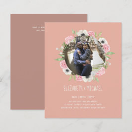 予算の写真の結婚式の招待 – フローラリース