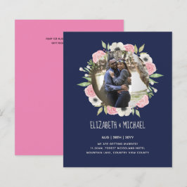 予算の写真の結婚式の招待 – フローラリース