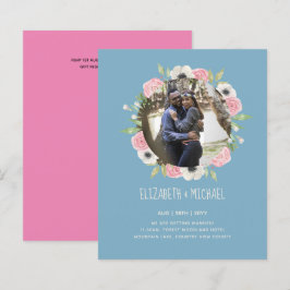 予算の写真の結婚式の招待 – フローラリース