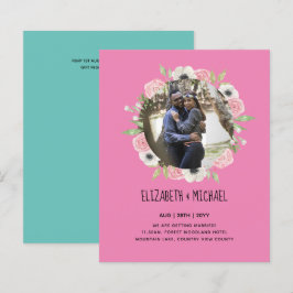 予算の写真の結婚式の招待 – フローラリース