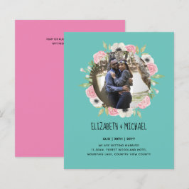 予算の写真の結婚式の招待 – フローラリース