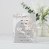 予算の写真エレガントな結婚式の招待状 (スタンド正面)