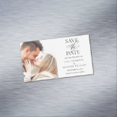 予算の写真エレガントセーブザデートマグネット マグネット名刺 (インサイチュ)