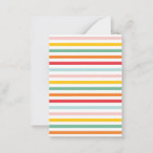 予算の写真コラージュのクリスマスカラフル明るい ノートカード (裏面)