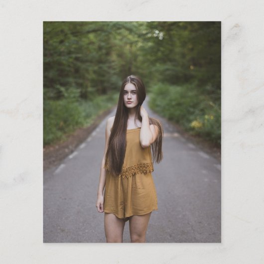 予算の写真彼女はそれを卒業招待状 (裏面)