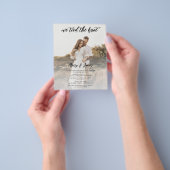 予算の写真我々は結び目の駆け落ち結婚を結んだ チラシ (手)