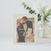 予算の写真日付の招待を保存。 (スタンド正面)