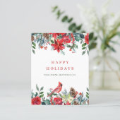 予算の冬のフローラオフィスのホリデーカード (スタンド正面)