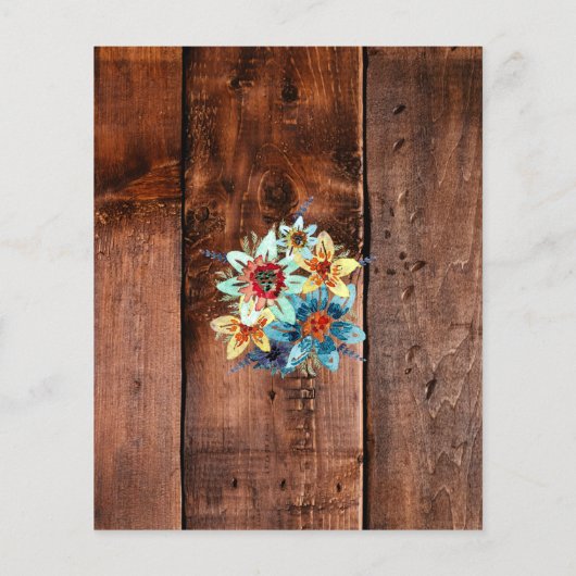 予算の前に私は木材リハーサルディナーを行うと言う チラシ (裏面)