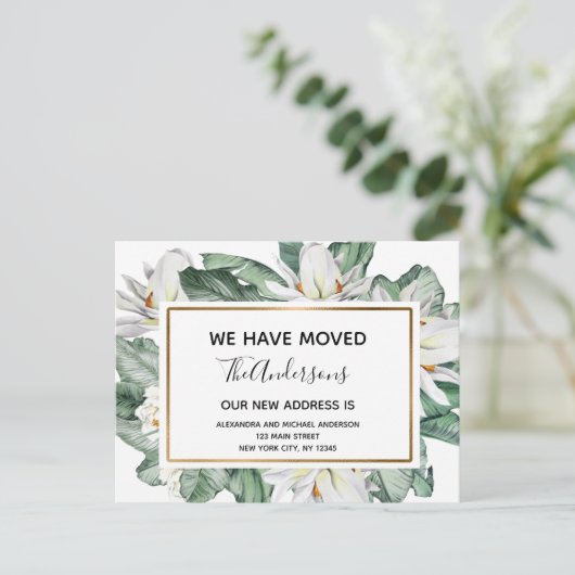 予算の動く発表トロピカルフローラ ポストカード