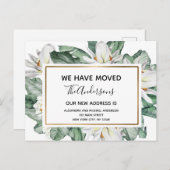 予算の動く発表トロピカルフローラ ポストカード (正面/裏面)