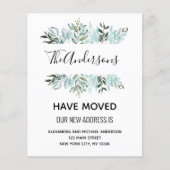 予算の動く発表ユーカリ緑 (正面)