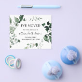 予算の動く発表ユーカリ緑 チラシ (シングル)