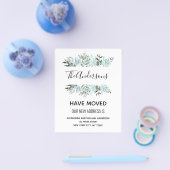 予算の動く発表ユーカリ緑 チラシ (シングル)