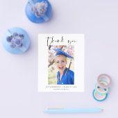 予算の卒業ありがとう写真のクラス チラシ (シングル)