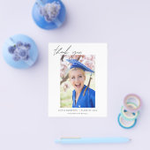 予算の卒業ありがとう写真のクラス チラシ (シングル)