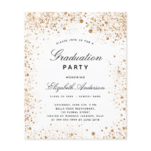 予算の卒業白番金ゴールドグリッター招待