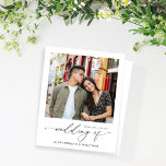 予算の即時モダン写結婚真<br><div class="desc">**サテン紙は紙薄い。より厚い紙にアップグレードする紙。封筒のオプションが用意されてい救る。***封筒のオプションが付いた小さい招待の招待状に対してお金。インスタントフォト結婚結婚式招待状でゲストの準備をモダン行う。もっと大きなカードが欲しい？カードの結婚コレクションをチェックする。 https://www.zazzle.com/collections/black_white_calligraphy_photo_simple_invitations-119957073450173811?rf=238937196885903396</div>