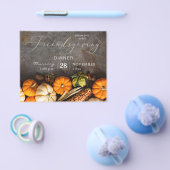 予算の友人感謝祭ディナーパンプキンス チラシ (シングル)