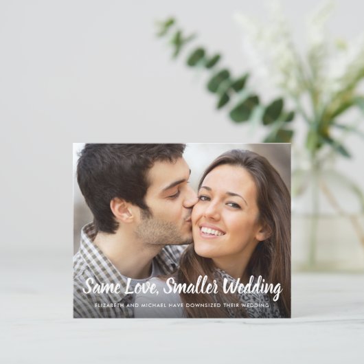 予算の同じ愛の小さなダウンサイ結婚ズの写真 (スタンド正面)