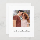 予算の同じ愛の小さな写真結婚のライブストリーム (正面/裏面)