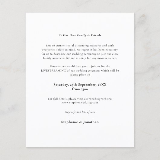 予算の同じ愛の小さな写真結婚のライブストリーム (裏面)