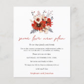 予算の同じ愛の新しい計画の結婚式の日付を保存 (正面)