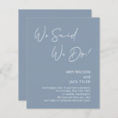 予算の塵の青い駆け落ち (正面/裏面)