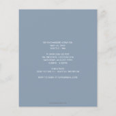 予算の塵の青い駆け落ち (裏面)