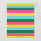 予算の夏の誕生日パーティーへの招待 (裏面)