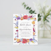 予算の多肉的なブライダルシャワーの招待 (スタンド正面)