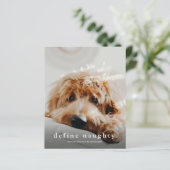 予算の定義いけなPetおもしろいクリスマスカード (スタンド正面)