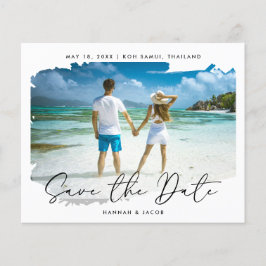 予算の宛先ウェディング日付の保存 チラシ