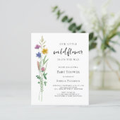 予算の小さなワイルドフラワーベビーシャワー (スタンド正面)