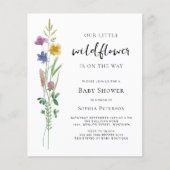 予算の小さなワイルドフラワーベビーシャワー (正面)