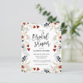 予算の小さな花ブライダルシャワー招待 (スタンド正面)
